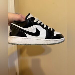 Nike Black and White Low-Top Sneakers